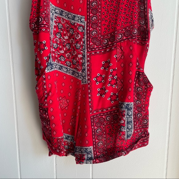 🛒✨Planet blue paisley print romper - Picture 3 of 10